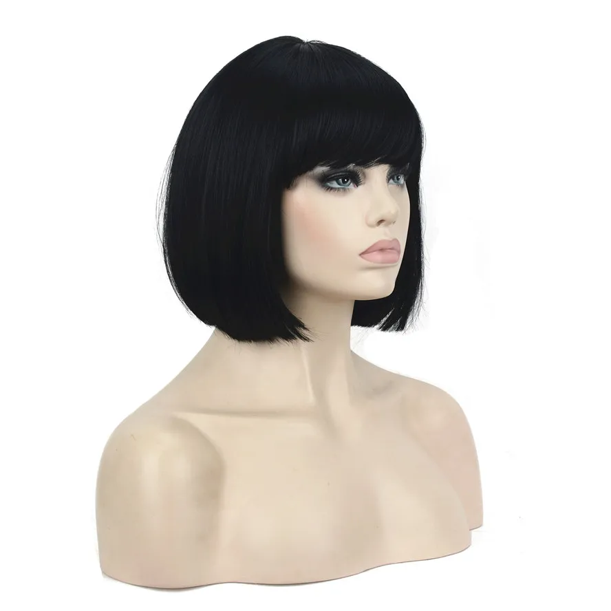 StrongBeauty Women's Wigs Bob Black Hair Short Straight Natural Synthetic Capless Wig
StrongBeauty Women's Wigs Bob Black Hair Short Straight Natural Synthetic Capless Wig