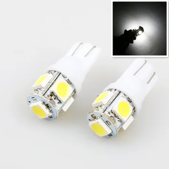 car styling 10PCS Auto T10 5 LED 1W 5050 W5W Wedge Door Parking Bulb Light Car 5W5 LED Dome Festoon C5W C10W License Plate Light
car styling 10PCS Auto T10 5 LED 1W 5050 W5W Wedge Door Parking Bulb Light Car 5W5 LED Dome Festoon C5W C10W License Plate Light