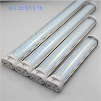 

2g11 led Tube Light pll Lamp PL bar 4pin Epistar SMD Diffused Cover 9W 12W 14W 15W 18W AC96-265V Cold white Warm white 220V