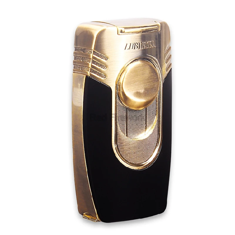LUBINSKI Windproof Big Firepower Lighters Refillable 4 Torch Jet Blue Flame Cigar Lighter for BBQ With Punch COHIBA
LUBINSKI Windproof Big Firepower Lighters Refillable 4 Torch Jet Blue Flame Cigar Lighter for BBQ With Punch COHIBA