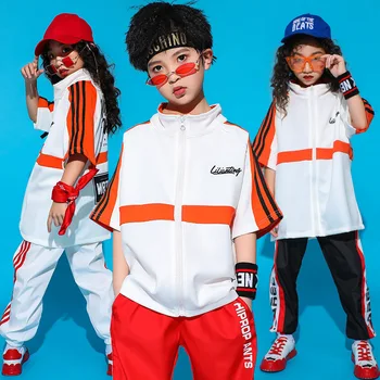 Kids Jazz Dance Clothes for Girls Boys Hip Hop Ballroom Dancing Costumes T Shirt Tops Jogger Pants Performance Show Wear Suits
Kids Jazz Dance Clothes for Girls Boys Hip Hop Ballroom Dancing Costumes T Shirt Tops Jogger Pants Performance Show Wear Suits