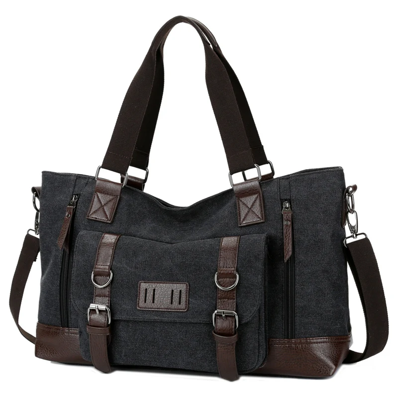 Puimentiua Large Capacity Casual Men Shoulder Bags Handbag Vintage Messenger Bag Men Canvas Patchwork Leather Crossbody Bags
Puimentiua Large Capacity Casual Men Shoulder Bags Handbag Vintage Messenger Bag Men Canvas Patchwork Leather Crossbody Bags