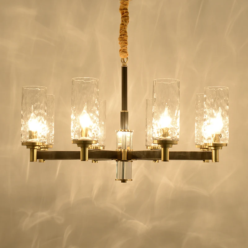 European Copper Luxury Pendant Light 8 arm E14 LED Lamp Creative Crystal Lampshade for Foyer Stair Villa Staircase Bedroom Hall
European Copper Luxury Pendant Light 8 arm E14 LED Lamp Creative Crystal Lampshade for Foyer Stair Villa Staircase Bedroom Hall