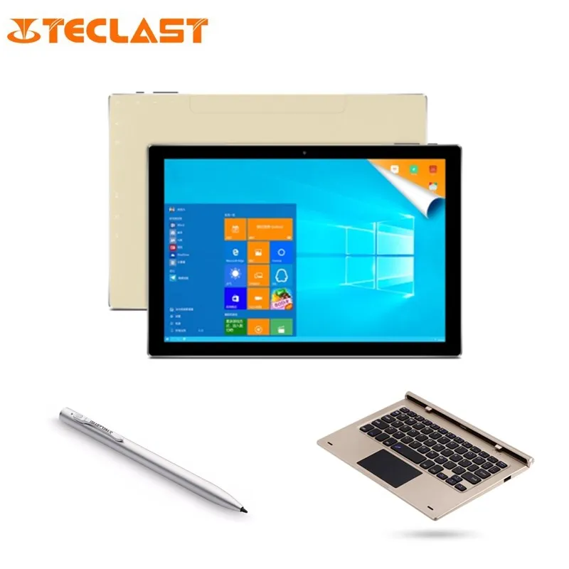 

Teclast Tbook 10s 10.1" 2 in 1 Tablet PC Intel Cherry Trail Z8350 Quad Core Windows 10+Android 5.1 4G+64G 1920*1200 IPS Tablets