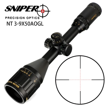 SNIPER NT 3-9X50 AOGL Full Size RG Illuminate Mil-Dot Glass Etched Reticle RifleScopes Locking Resetting Hunting Rifle Scope
SNIPER NT 3-9X50 AOGL Full Size RG Illuminate Mil-Dot Glass Etched Reticle RifleScopes Locking Resetting Hunting Rifle Scope