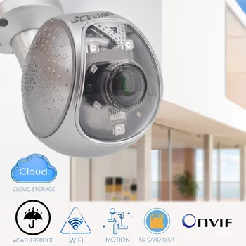 CTVMAN 1080P Cloud Storage HD Security Camera IP Camera Outdoor Wireless IP Camera WIFI 2MP Audio 64G SD Card Slot Bullet Camera
CTVMAN 1080P Cloud Storage HD Security Camera IP Camera Outdoor Wireless IP Camera WIFI 2MP Audio 64G SD Card Slot Bullet Camera