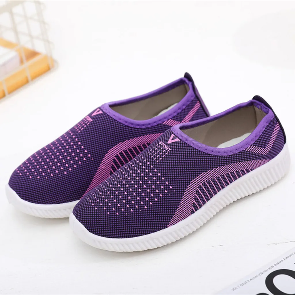 Women's Comfort Mesh Loafers Ladies Slip On Flat Vulcanized Shoes Plus Size Female Casual Breathable Stripe Sneakers Footwear#N3
Women's Comfort Mesh Loafers Ladies Slip On Flat Vulcanized Shoes Plus Size Female Casual Breathable Stripe Sneakers Footwear#N3