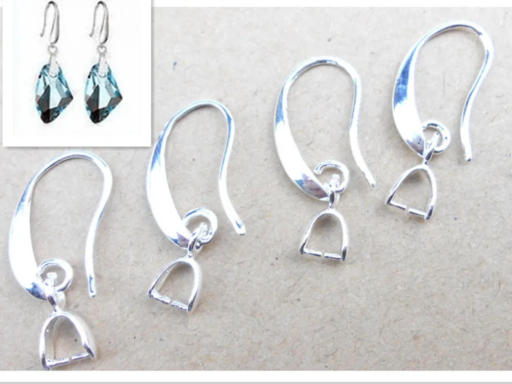 Free Ship DIY Wholesale 20X Lot Jewelry Findings 925 Silver Earring Bail Pinch Smooth Hook Ear Wires For Fine Crystal
Free Ship DIY Wholesale 20X Lot Jewelry Findings 925 Silver Earring Bail Pinch Smooth Hook Ear Wires For Fine Crystal