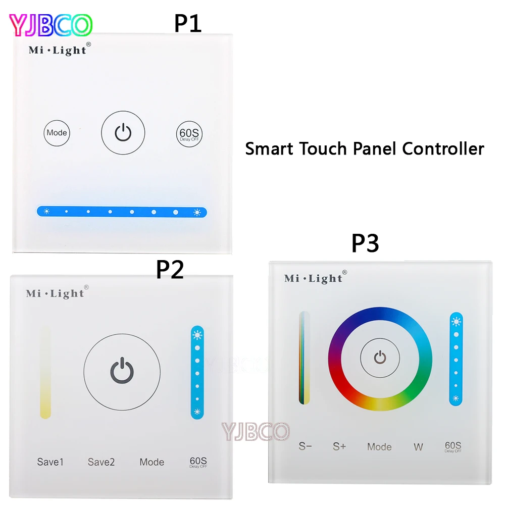 Milight P1/P2/P3 led Smart Panel Controller Dimmer Panel,RGB RGBW RGB+CCT Led Dimmer for Led Strip Light
Milight P1/P2/P3 led Smart Panel Controller Dimmer Panel,RGB RGBW RGB+CCT Led Dimmer for Led Strip Light