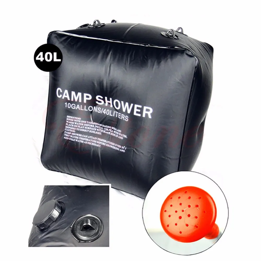 2016 New Outdoor Shower Water Bag Portable 40L 10 Gallon Shower Bag Camping Hiking Solar Heated Shower Bag Wonderful Travel Kits
2016 New Outdoor Shower Water Bag Portable 40L 10 Gallon Shower Bag Camping Hiking Solar Heated Shower Bag Wonderful Travel Kits