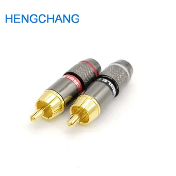 8pcs RCA Audio Video Connector Plug RCA male jack Gold Plated Audio Video Plugs for 6mm cable
8pcs RCA Audio Video Connector Plug RCA male jack Gold Plated Audio Video Plugs for 6mm cable