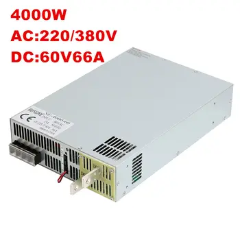 

4000W 60V Power Supply 0-60V Adjustable Power 60VDC AC-DC 0-5V Analog Signal Control SE-4000-60 Power Transformer 60V 66A ON/OFF