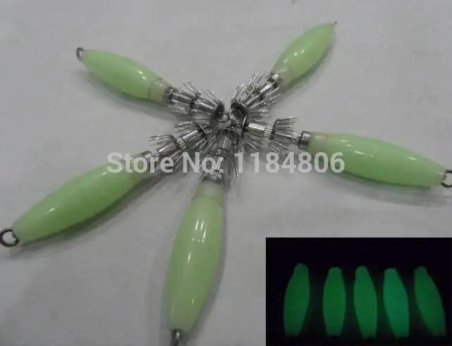 5pcs/lot luminous squid hook umbrella wood shrimp luminated sea fishing Fluorescent Squid Cuttlefish Sleeve Jig Fishing Lure
5pcs/lot luminous squid hook umbrella wood shrimp luminated sea fishing Fluorescent Squid Cuttlefish Sleeve Jig Fishing Lure