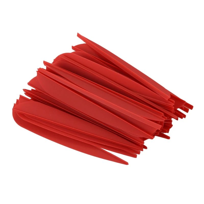 Arrows Vanes 4 Inch Plastic Feather Fletching for DIY Archery Arrows 50 Pack(Red) #8
Arrows Vanes 4 Inch Plastic Feather Fletching for DIY Archery Arrows 50 Pack(Red) #8