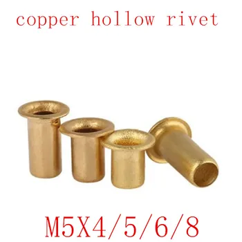 100pcs/lot M5*4/5/6/8 Tubular Rivets Double-sided Circuit Board PCB Nails Copper Hollow Rivet
100pcs/lot M5*4/5/6/8 Tubular Rivets Double-sided Circuit Board PCB Nails Copper Hollow Rivet