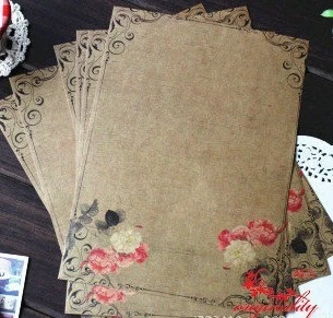 Retro European Style 14.5x21cm Vintage Peony Letter Paper Writing Paper Painting Paper 15sets/lot (8 sheets/set) Free shipping
Retro European Style 14.5x21cm Vintage Peony Letter Paper Writing Paper Painting Paper 15sets/lot (8 sheets/set) Free shipping