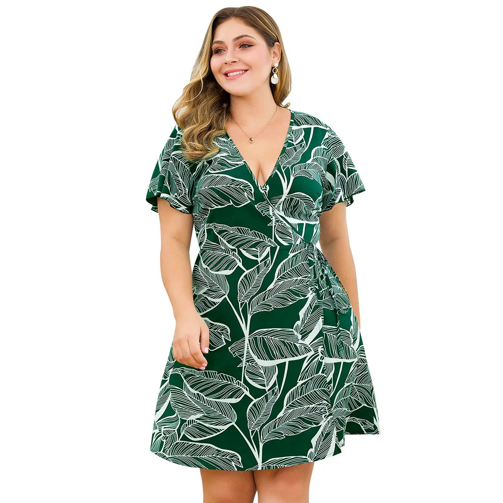 JAYCOSIN Plus Size 4XL Summer Dress 2019 Ladies Vintage Short Sleeve Dresses Woman Party Night Floral Print V-Neck WomenDresses
JAYCOSIN Plus Size 4XL Summer Dress 2019 Ladies Vintage Short Sleeve Dresses Woman Party Night Floral Print V-Neck WomenDresses