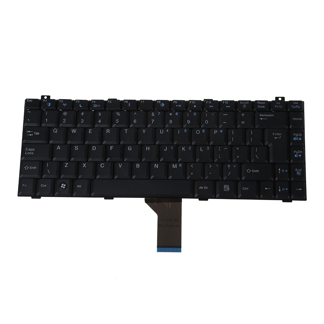 American style keyboard with ribbon cable for Gateway M-73 M-7300 M-7301U M-7315U M-7317U M-7305U
American style keyboard with ribbon cable for Gateway M-73 M-7300 M-7301U M-7315U M-7317U M-7305U