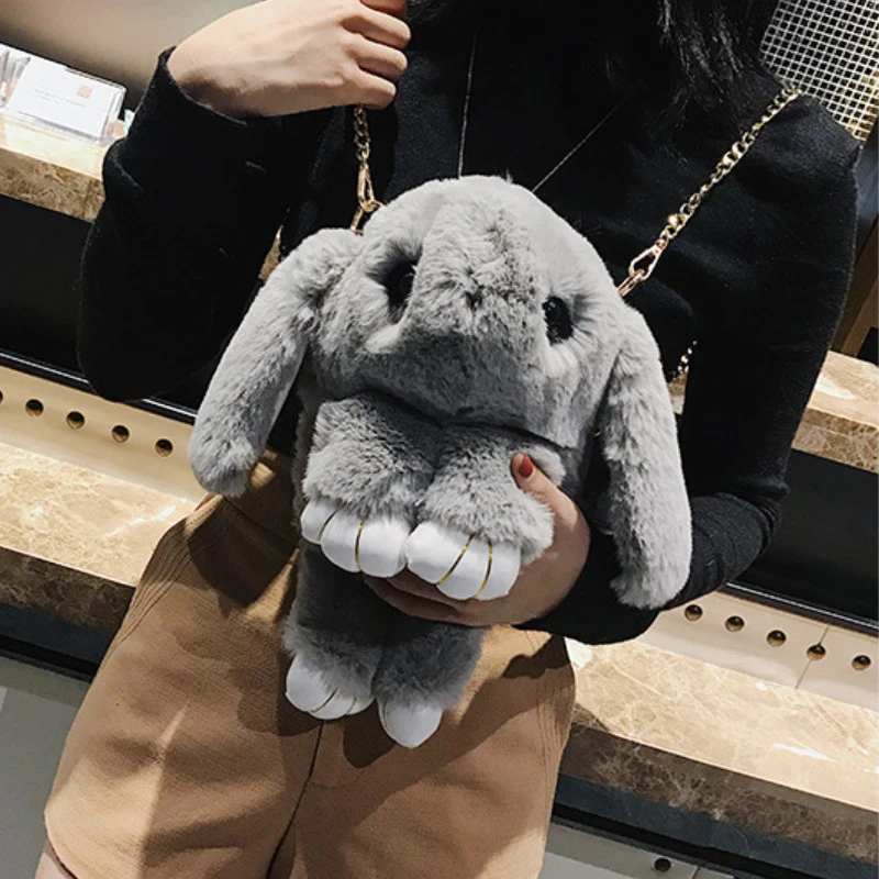 Rabbit Stuffed Knapsack The Loppy Eared Rabbit Doll in Children Female Inclined Shoulder Bag Backpack, Shoulder Bag A070
Rabbit Stuffed Knapsack The Loppy Eared Rabbit Doll in Children Female Inclined Shoulder Bag Backpack, Shoulder Bag A070