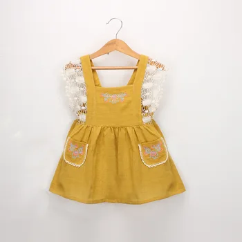 Girl Short Sleeve Dresses Summer Baby Girl Dresses Cotton linen Kids Belle Dress Fashion Kids Girls Clothing
Girl Short Sleeve Dresses Summer Baby Girl Dresses Cotton linen Kids Belle Dress Fashion Kids Girls Clothing