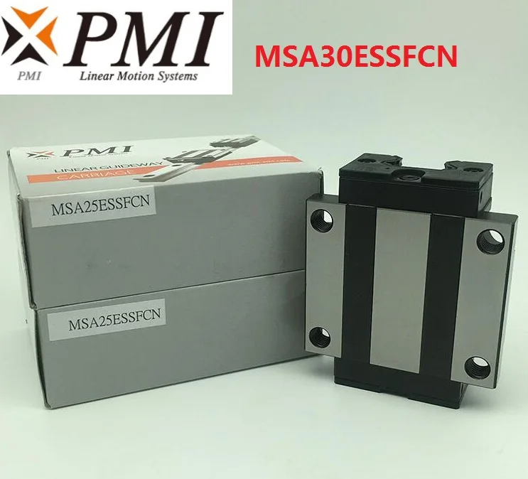 

4pcs/lot Original Taiwan PMI MSA30E-N MSA30ESSFCN linear guideway sliding block Carriage for CO2 laser machine MSA30E