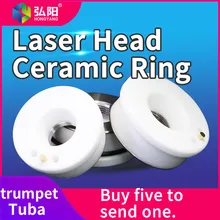 Optical Fiber Laser Cutting Machine Ceramic Ring Insulation Large/Small Prey Mao Hongshan Laser Machine Accessories
Optical Fiber Laser Cutting Machine Ceramic Ring Insulation Large/Small Prey Mao Hongshan Laser Machine Accessories