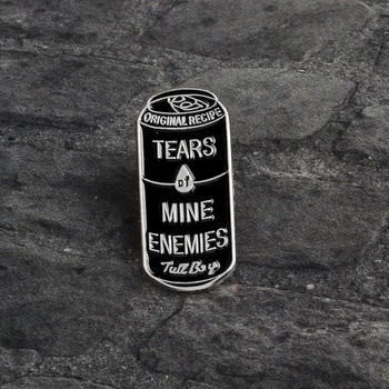 Sports Series Black Pop-top Can Iron cans ORIGINAL RECIPE drink beverage TEARS MINE ENEMIES TALL BOY Enamel Pin brooch
Sports Series Black Pop-top Can Iron cans ORIGINAL RECIPE drink beverage TEARS MINE ENEMIES TALL BOY Enamel Pin brooch