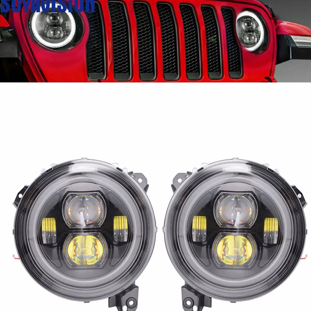 Hi/Low Beam lamps 110w with White Angle Eyes Headlights for 2018 jeep wrangler JL Car headlight for 2018-2019 JL sport Headlamp
Hi/Low Beam lamps 110w with White Angle Eyes Headlights for 2018 jeep wrangler JL Car headlight for 2018-2019 JL sport Headlamp