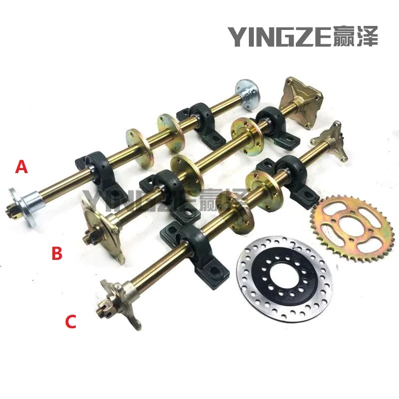 DIY Four Wheel GO KART KARTING ATV UTV Quad Buggy Brake Disc Rotor Sprocket 60CM Rear Axle With Flanges
DIY Four Wheel GO KART KARTING ATV UTV Quad Buggy Brake Disc Rotor Sprocket 60CM Rear Axle With Flanges