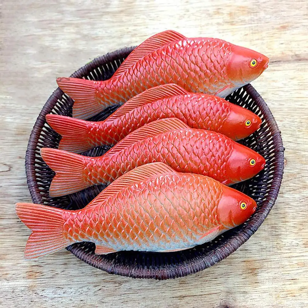 2/4pcs Artificial Fishes Simulated Small Carp Lifelike Multipurpose PU Artificial Foods Photography Props Home Party Decor
2/4pcs Artificial Fishes Simulated Small Carp Lifelike Multipurpose PU Artificial Foods Photography Props Home Party Decor