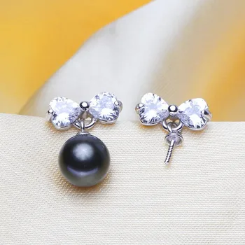 Fashion Pearl Earrings Mountings, Beautiful Bowknot Earrings Findings, Earrings Settings Jewelry Stud Earrings Accessories
Fashion Pearl Earrings Mountings, Beautiful Bowknot Earrings Findings, Earrings Settings Jewelry Stud Earrings Accessories