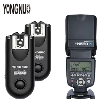 YONGNUO YN-560 IV YN560IV 2.4G Wireless Flash Speedlite With Manual Flash Trigger 2*RF-603II For Canon Nikon DSLR Cameras
YONGNUO YN-560 IV YN560IV 2.4G Wireless Flash Speedlite With Manual Flash Trigger 2*RF-603II For Canon Nikon DSLR Cameras