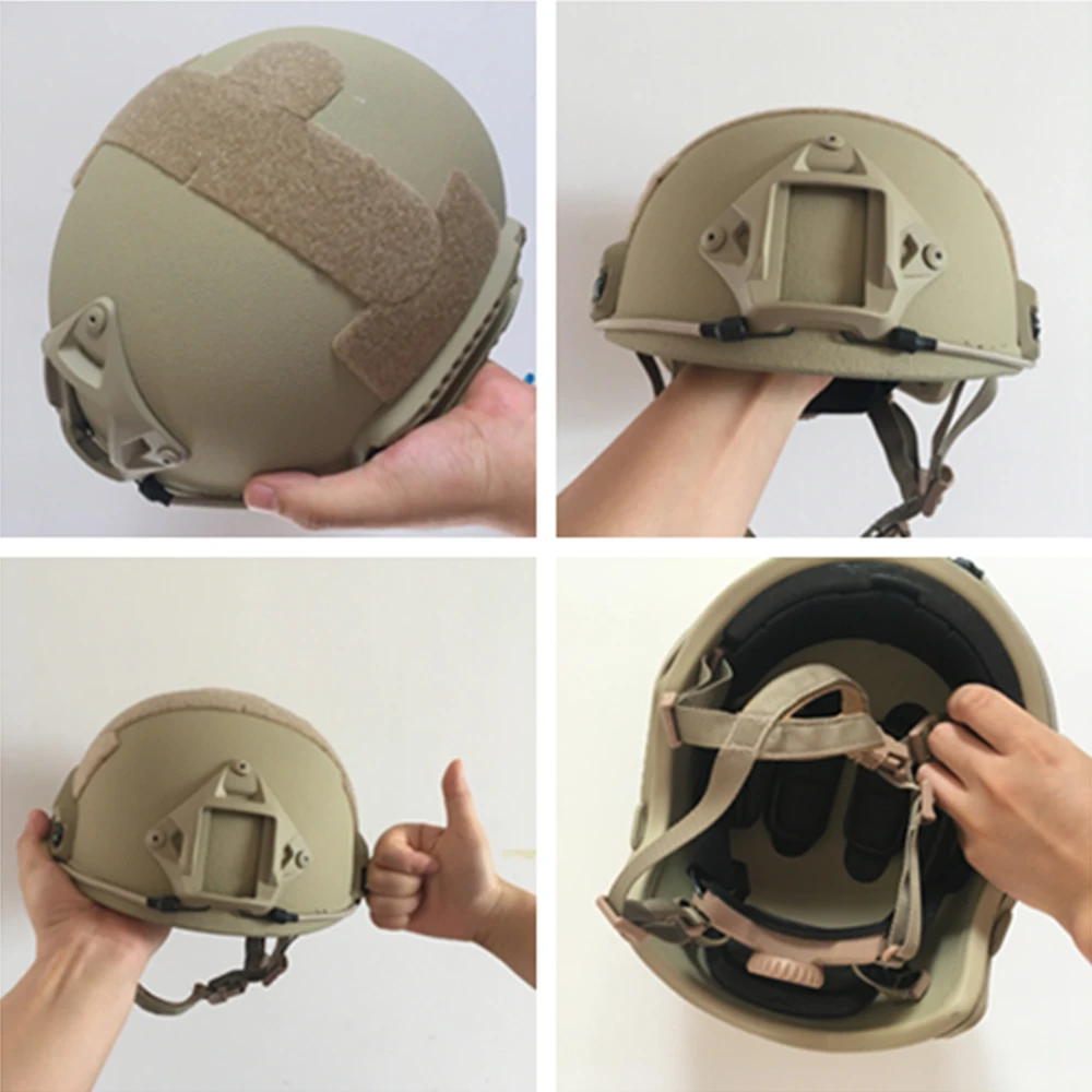 DEWBest FDK-04 Tactical NIJ IIIA Bulletproof Helmet Hunting Fast Kevlarr Core Ballistic Helmet for Shooting War Games 3E09360FAE5153E67FAB23F10DDE6507