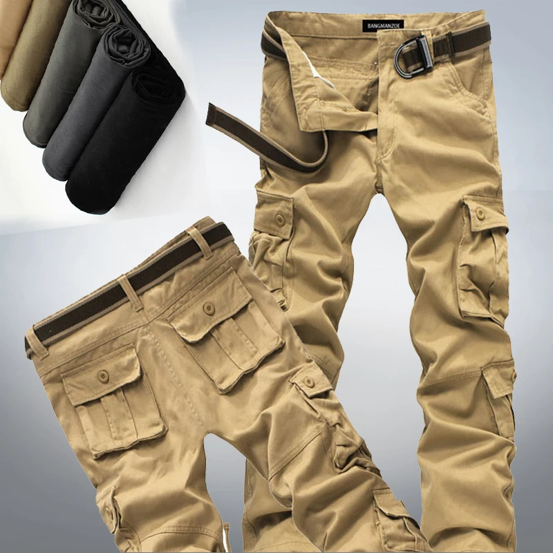 2018 Top Fashion Big Size 28-44 Multi-Pocket Solid Mens Cargo Pants High Quality Men Trousers
2018 Top Fashion Big Size 28-44 Multi-Pocket Solid Mens Cargo Pants High Quality Men Trousers