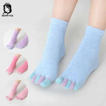 Breathable Women Five Finger Socks Womens New Cotton Solid Color Toe Sock Female Fashion Simple Designed Females Korean Style
Breathable Women Five Finger Socks Womens New Cotton Solid Color Toe Sock Female Fashion Simple Designed Females Korean Style