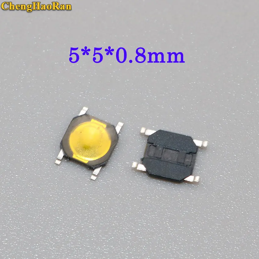 ChengHaoRan 50-100pcs metal dome 5*5*0.8mm thin film touch switch 4 feet foot patch micro button switch 5*5*0.8 mm
ChengHaoRan 50-100pcs metal dome 5*5*0.8mm thin film touch switch 4 feet foot patch micro button switch 5*5*0.8 mm