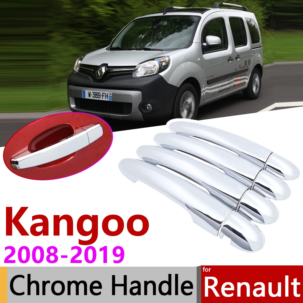 Хромированная крышка дверной ручки для Renault Kangoo II MK2 2008 ~ 2019, автомобильные аксессуары, наклейки, комплект отделки 2009 2010 2012 2014 2016
Хромированная крышка дверной ручки для Renault Kangoo II MK2 2008 ~ 2019, автомобильные аксессуары, наклейки, комплект отделки 2009 2010 2012 2014 2016