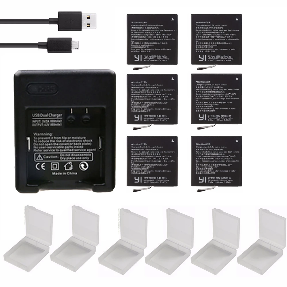 Xiaoyi yi Original yi 4K action battery pack + USB Dual for xiaomi yi lite battery Charger For xiaomi yi action camera 4 k
Xiaoyi yi Original yi 4K action battery pack + USB Dual for xiaomi yi lite battery Charger For xiaomi yi action camera 4 k