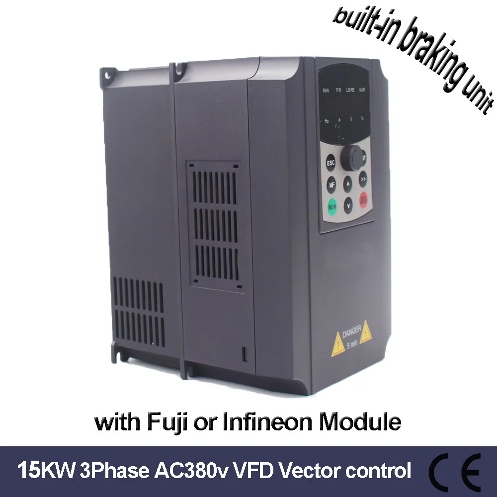 High performance 15KW VFD 3phase AC380V Frequency converter vector control 15KW AC driver fit 15KW motor
High performance 15KW VFD 3phase AC380V Frequency converter vector control 15KW AC driver fit 15KW motor