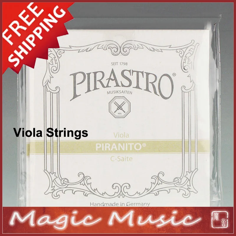 Free shipping! Pirastro PIRANITO Viola Strings, Made in Germany, Full Set Including A D G C Strings
Free shipping! Pirastro PIRANITO Viola Strings, Made in Germany, Full Set Including A D G C Strings