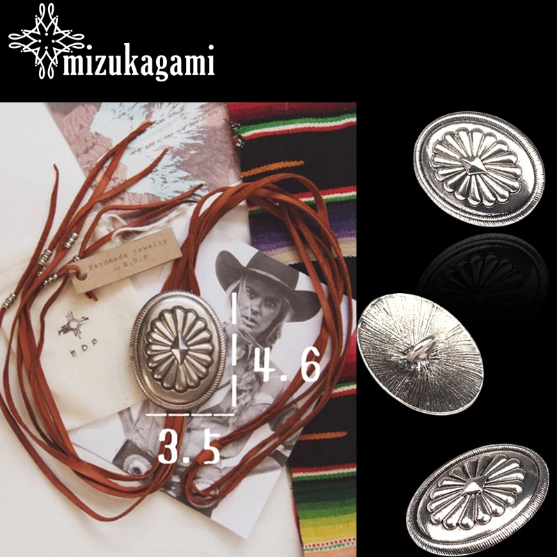 46mm Zinc Alloy Charms Silver CONCHO Button Oval Clothes Decorative CONCHO Button Charms Pendants DIY Hair Jewelry Accessories
46mm Zinc Alloy Charms Silver CONCHO Button Oval Clothes Decorative CONCHO Button Charms Pendants DIY Hair Jewelry Accessories