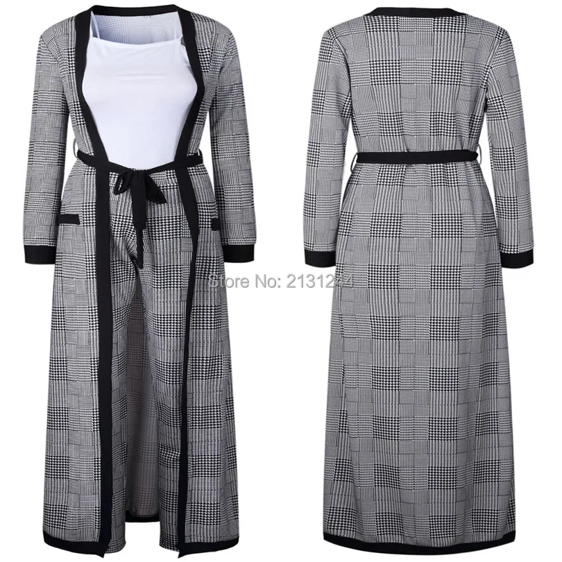 Combinaison femme three pieces set women bodysuit long sleeve plaid outfit body femme overalls AM257
Combinaison femme three pieces set women bodysuit long sleeve plaid outfit body femme overalls AM257