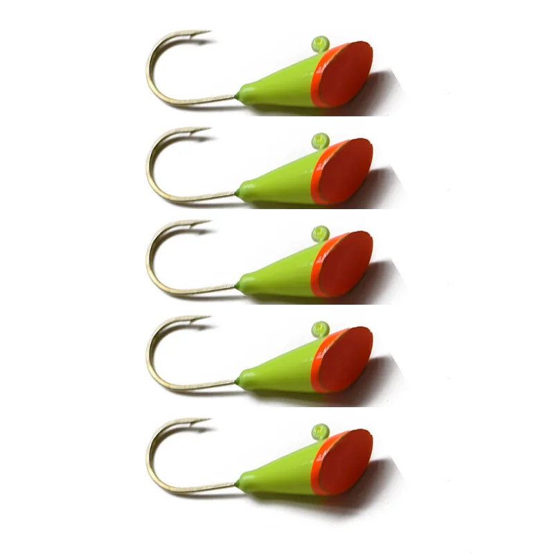 5Pcs/lot Mini Jig Head Fishing Hooks 3g Lead Hook Sinking Hard Bait Jig Head Lead For Soft Fishing Tackle
5Pcs/lot Mini Jig Head Fishing Hooks 3g Lead Hook Sinking Hard Bait Jig Head Lead For Soft Fishing Tackle