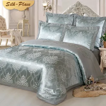 SILK PLACE Cotton High Quality Bedding Set Satin Luxury Bed Sheet Fashion Designer Jacquard Comforter Duvet Cover Set Pillowcase
SILK PLACE Cotton High Quality Bedding Set Satin Luxury Bed Sheet Fashion Designer Jacquard Comforter Duvet Cover Set Pillowcase
