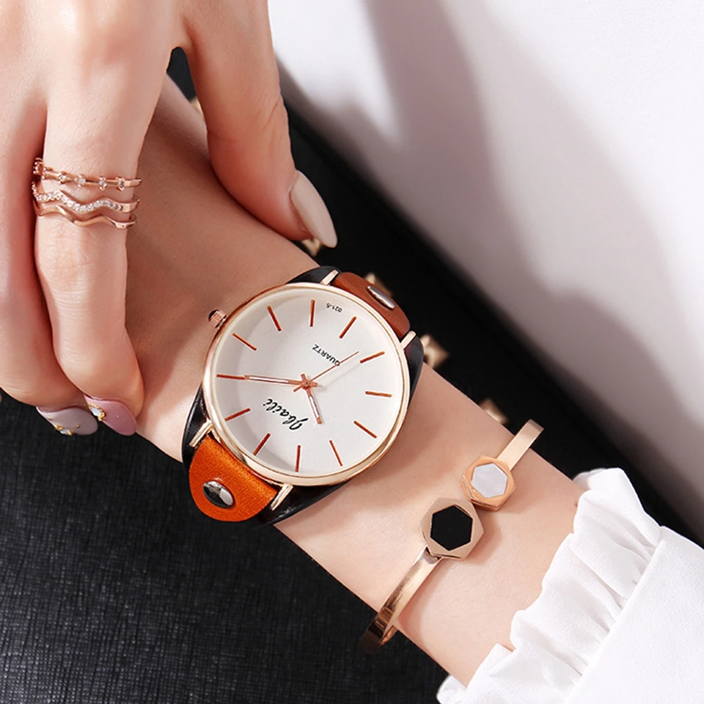 Woman watch Quartz watch Casual watchRelogio Feminino3