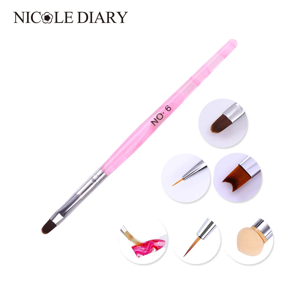 NICOLE DIARY Acrylic UV Gel Nail Brush French Tips Gradient Painting Drawing Pen Manicure Cuticle Cleaning Nail Art Tool
NICOLE DIARY Acrylic UV Gel Nail Brush French Tips Gradient Painting Drawing Pen Manicure Cuticle Cleaning Nail Art Tool