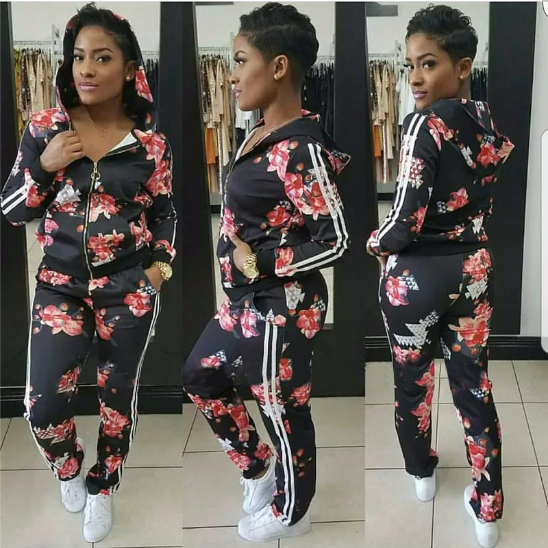 Womens Tracksuits Hooded Tracksuit 
