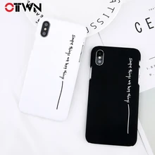 Ottwn Phone Case For iPhone 7 Plus Ultrathin Simple Letter Matte Cases Hard PC Back Cover For iPhone X 8 7 6 6S Plus 5 5S SE
Ottwn Phone Case For iPhone 7 Plus Ultrathin Simple Letter Matte Cases Hard PC Back Cover For iPhone X 8 7 6 6S Plus 5 5S SE