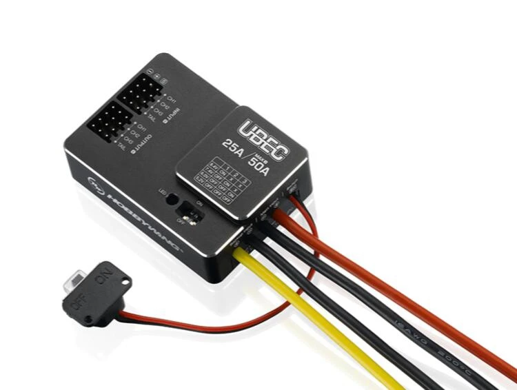 Hobbywing UBEC 25A HV 3-18S Module 25A External Switching for DIY FPV mini racing quadcopter drone
Hobbywing UBEC 25A HV 3-18S Module 25A External Switching for DIY FPV mini racing quadcopter drone