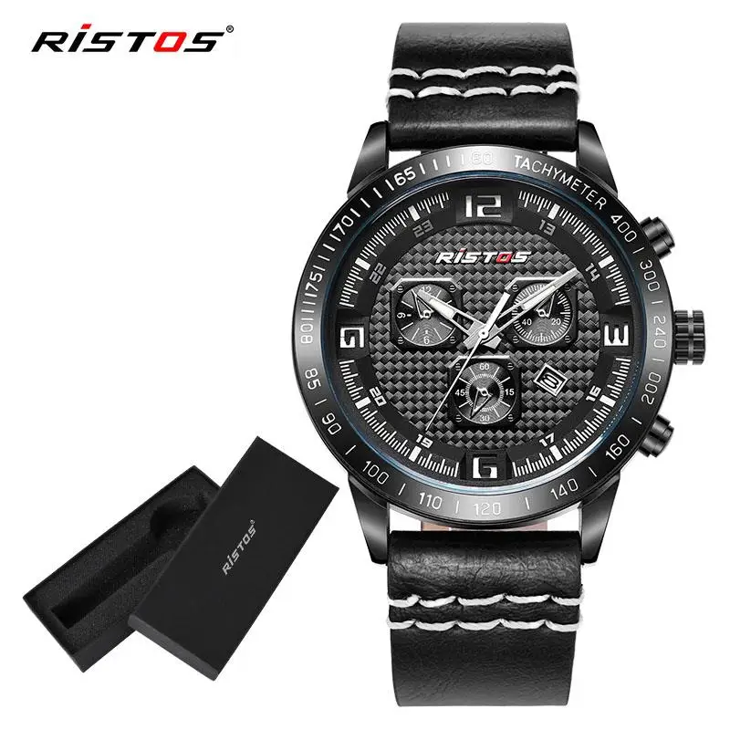 RISTOS Extreme Sports Style Quartz Watch Casual Leather Watches Reloj Masculino Female Watch with Date Calendar 93012
RISTOS Extreme Sports Style Quartz Watch Casual Leather Watches Reloj Masculino Female Watch with Date Calendar 93012
